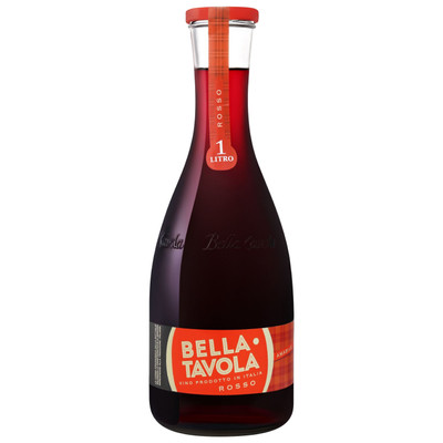 Вино Bella Tavola красное полусладкое 9-15%, 1л