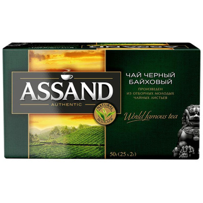 Чай Assand чёрный цейлонский, 25х2г