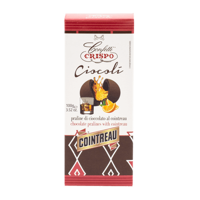 Конфеты Crispo шоколадные с Куантро, 100г
