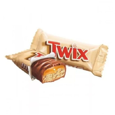 Печенье Twix Minis Капучино песочное с карамелью и кофе