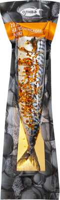 Скумбрия Олива кусок свежесолёная со специями, 300г