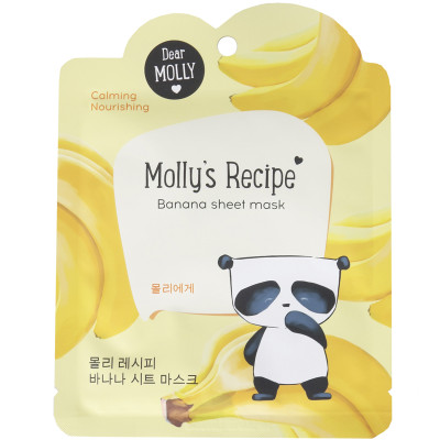 Тканевая маска Рецепты Молли Банан