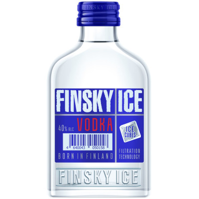 Водка Finsky Ice 40%, 0.1л