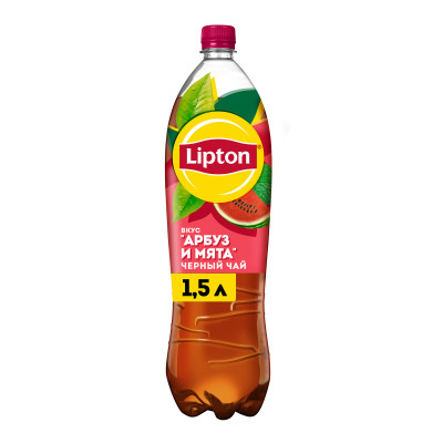 Холодный чай Lipton Арбуз-Мята, 1.5л
