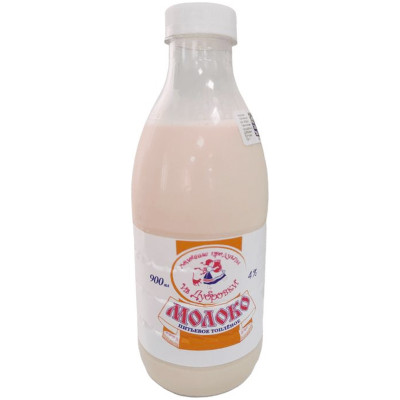 Молоко Молочные Продукты Из Дубровки питьевое топлёное 4%, 900мл