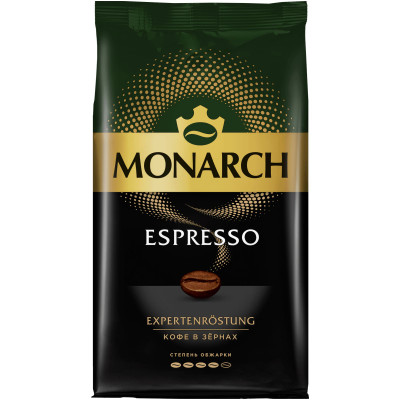 Кофе Monarch Espresso натуральный жареный в зёрнах, 1кг