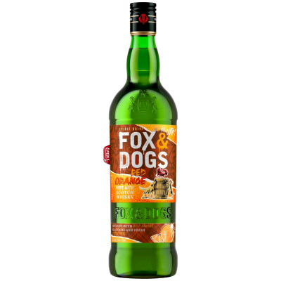 Виски Fox and Dogs Orange 35%, 700мл