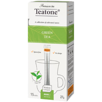 Чай Teatone зелёный, 15х1.8г