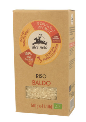 Рис Alce Nero Бальдо био белый, 500г