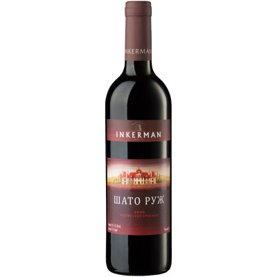 Вино Inkerman Шато Руж красное полусухое 11.5-13.5%, 700мл