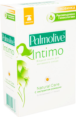 Мыло жидкое Palmolive Intimo с экстрактом ромашки, 300мл