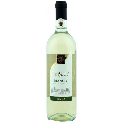 Вино Bosco белое полусладкое 9%, 750мл