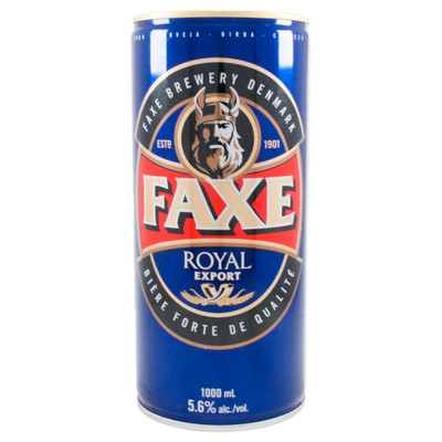 Пиво Faxe Роял светлое 5.6%, 1л
