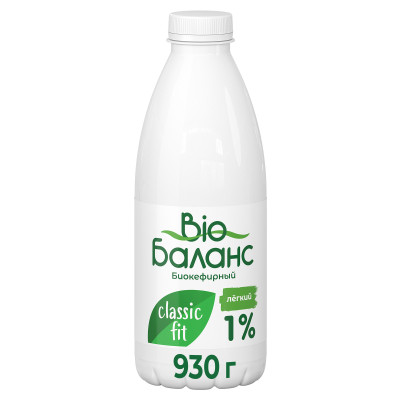 Биопродукт Bio Баланс кефирный 1%, 930мл