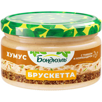 Брускетта Bonduelle Хумус из нута, 220г