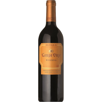 Вино Campo Viejo Reserva Rioja DOC красное сухое 13.5%, 750мл