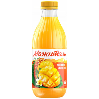 Напиток сывороточный Мажитэль Ананас-Манго 0.05%, 950мл