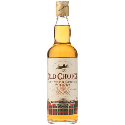 Виски шотландский купажированный Олд Чойс 40%, 700мл