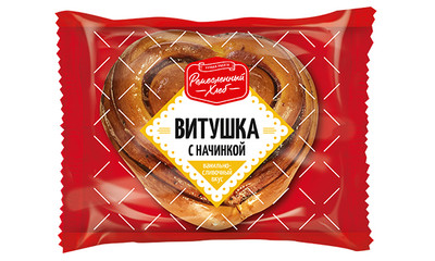 Сдоба Ремесленный Хлеб Витушка с начинкой с ванильно-сливочным вкусом, 130г