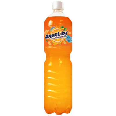 Напиток безалкогольный Aquality апельсин, 1.5л