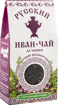 Напиток чайный Русский Иван-чай чабрец листовой, 50г