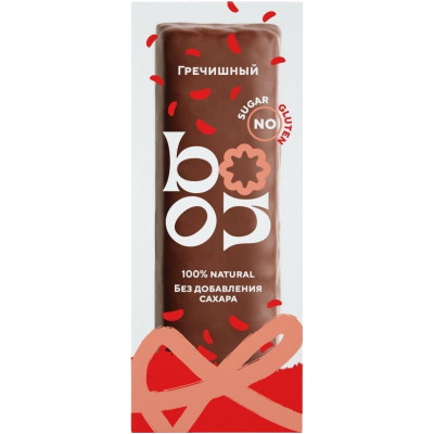 Батончик Bono Гречишный фруктово-ореховый в шоколаде, 50г
