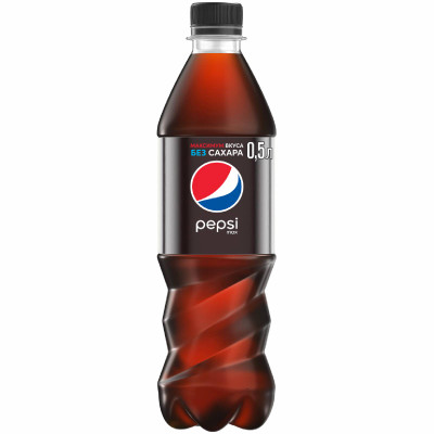 Напиток газированный Pepsi Max без сахара, 500мл