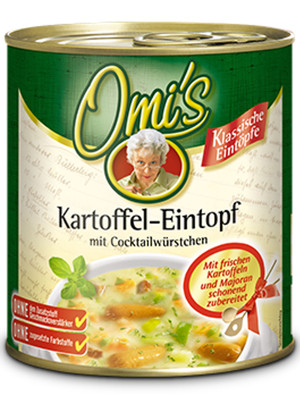 Суп густой Omis картофельный с копченостями, 800г