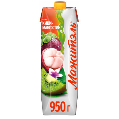 Напиток молочно-соковый Мажитэль Киви-Мангостин 0.05%, 950мл