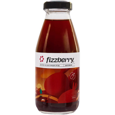 Напиток безалкогольный Fizzberry Шиповник негазированный, 330мл
