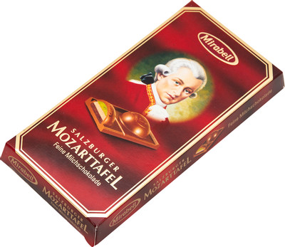 Шоколад молочный Mirabell MozarttafeL, 100г