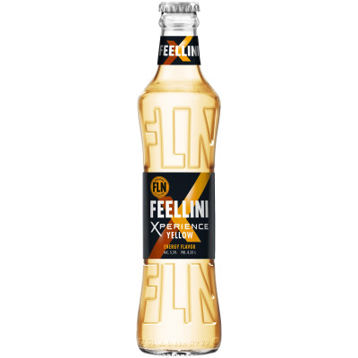 Напиток Feellini Экспириенс Йеллоу слабоалкогольный газированный 5.5%, 330мл