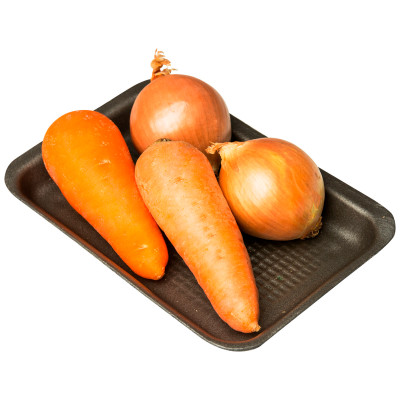 Набор овощей морковь + лук, 600г