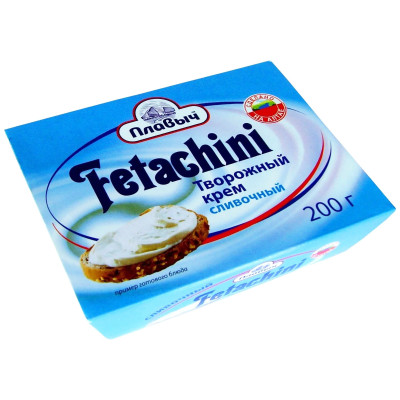 Сыр творожный Плавыч Fetachini Сливочный 60%, 200г