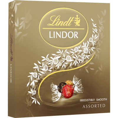 Набор конфет Lindt Lindor ассорти с нежной тающей начинкой, 125г