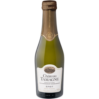 Вино Chateau Tamagne игристое белое сухое, 200мл