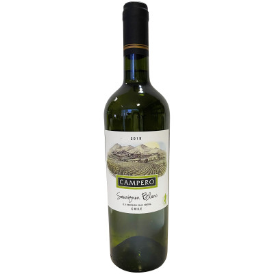 Вино Campero Совиньон Блан белое сухое 12.5%, 750мл