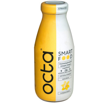 Напиток молочный Okta со вкусом ванили стерилизованный 2.5%, 330мл