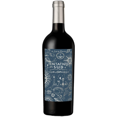 Вино Tentation du Sud красное полусухое 13%, 750мл
