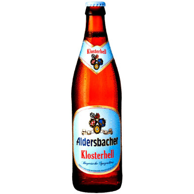 Пиво Aldersbacher Klosterhell Монастырское светлое фильтрованное 4.9%, 500мл