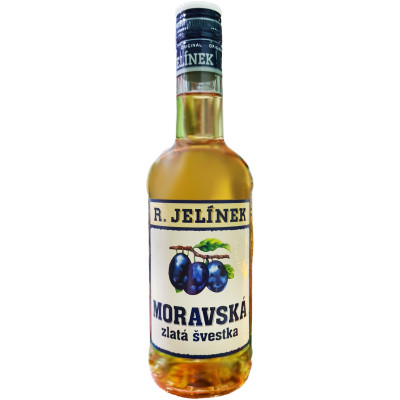 Спиртной напиток R. Jelinek Моравская Сливовица Золотая 38%, 500мл