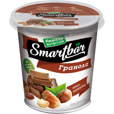 Завтрак сухой Smartbar Гранола с орехом и шоколадом, 50г