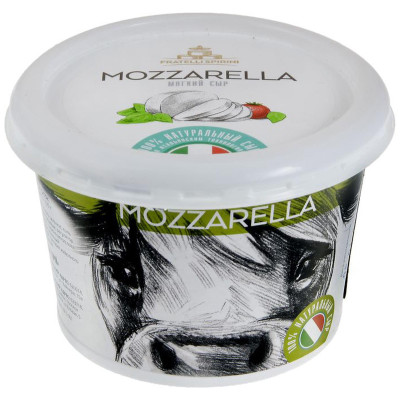 Сыр Fratelli Spirini Мини-моцарелла в рассоле 37%, 120г