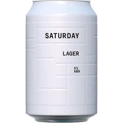 Пиво Saturday Lager светлое нефильтрованное, 330мл