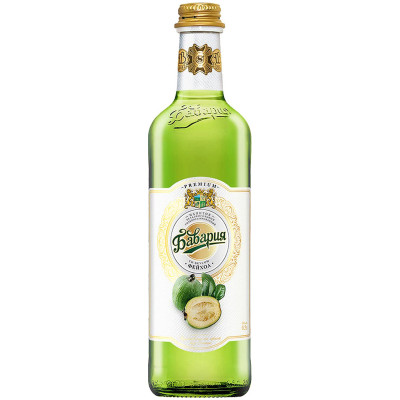 Напиток безалкогольный Bavaria со вкусом фейхоа сильногазированный, 500мл