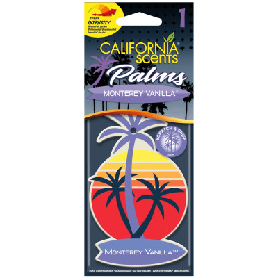 Освежитель воздуха California Scents Palms Монтерейская Ваниль для автомобиля