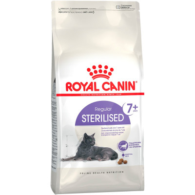 Сухой корм Royal Canin Sterilised 7+ с птицей для стерилизованных кошек, 1.5кг