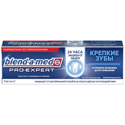 Зубная паста Blend-A-Med Pro-Expert Крепкие зубы Тонизирующая мята, 75мл