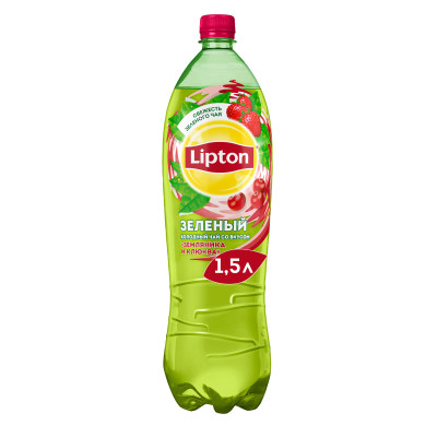 Холодный чай Lipton Земляника-Клюква, 1.5л