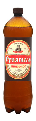 Пиво Приятель Янтарное светлое 5%, 1.42л